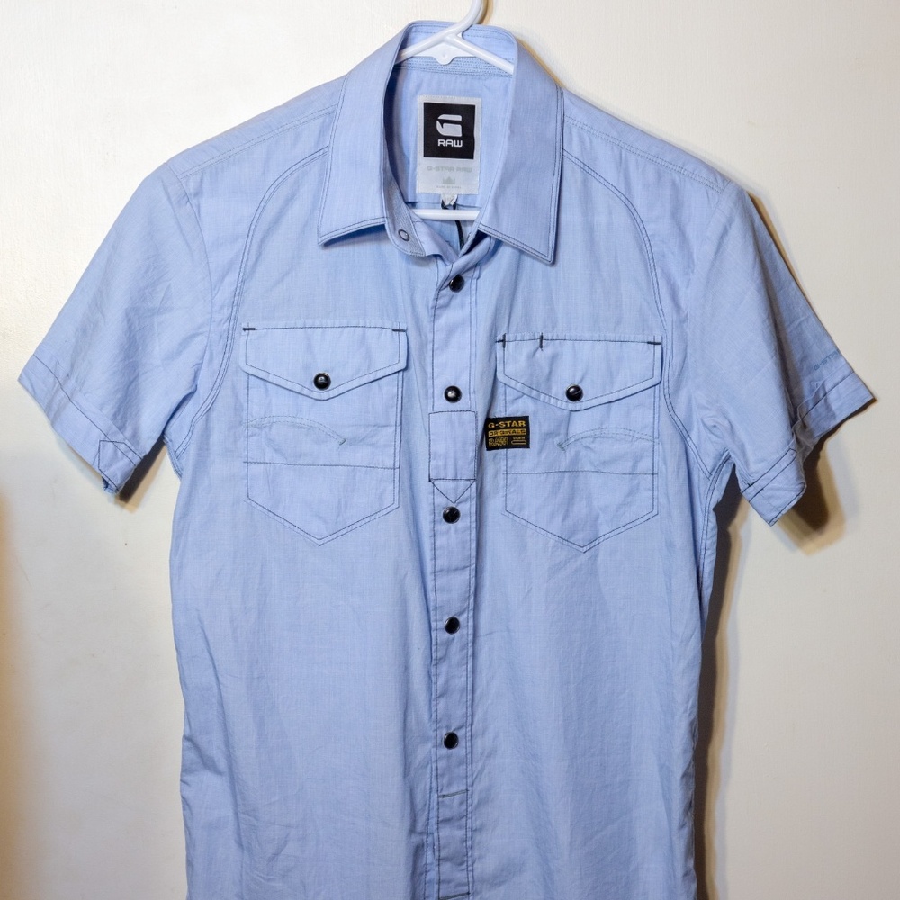 G-Star Arizona Shirt short-sleeve DK Wave blue